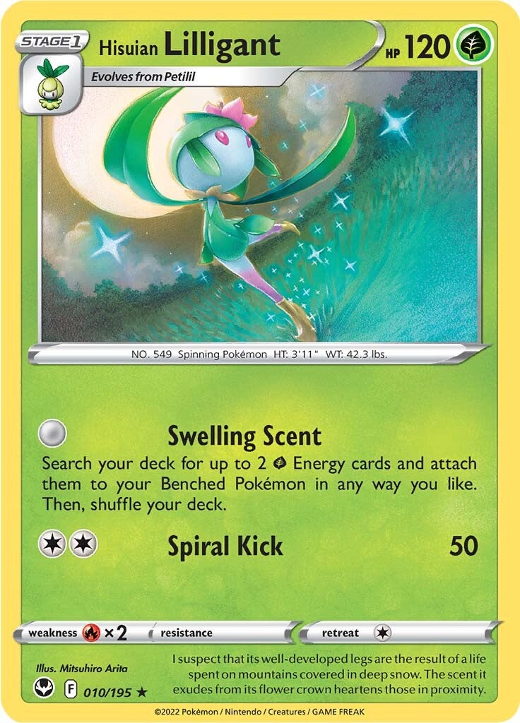 Hisuian Lilligant (010/195) [Sword & Shield: Silver Tempest] | Card Merchant Takapuna