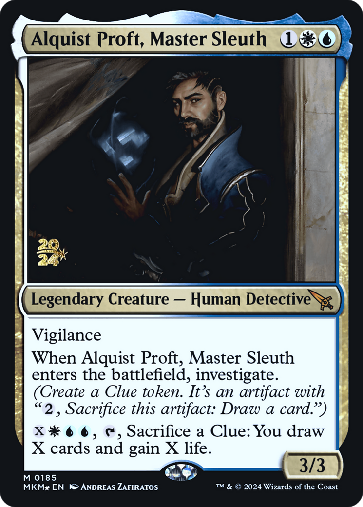 Alquist Proft, Master Sleuth [Murders at Karlov Manor Prerelease Promos] | Card Merchant Takapuna