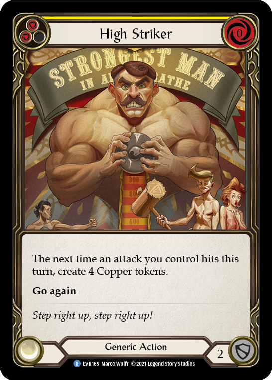 High Striker (Yellow) [EVR165] (Everfest)  1st Edition Normal | Card Merchant Takapuna