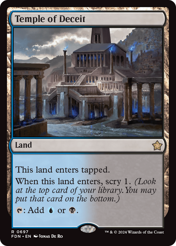 Temple of Deceit [Foundations] | Card Merchant Takapuna