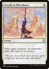 Swords to Plowshares [Phyrexia: All Will Be One Commander] | Card Merchant Takapuna