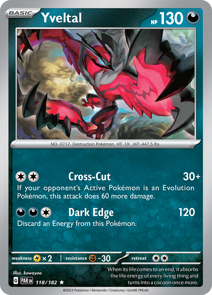 Yveltal (118/182) [Scarlet & Violet: Paradox Rift] | Card Merchant Takapuna