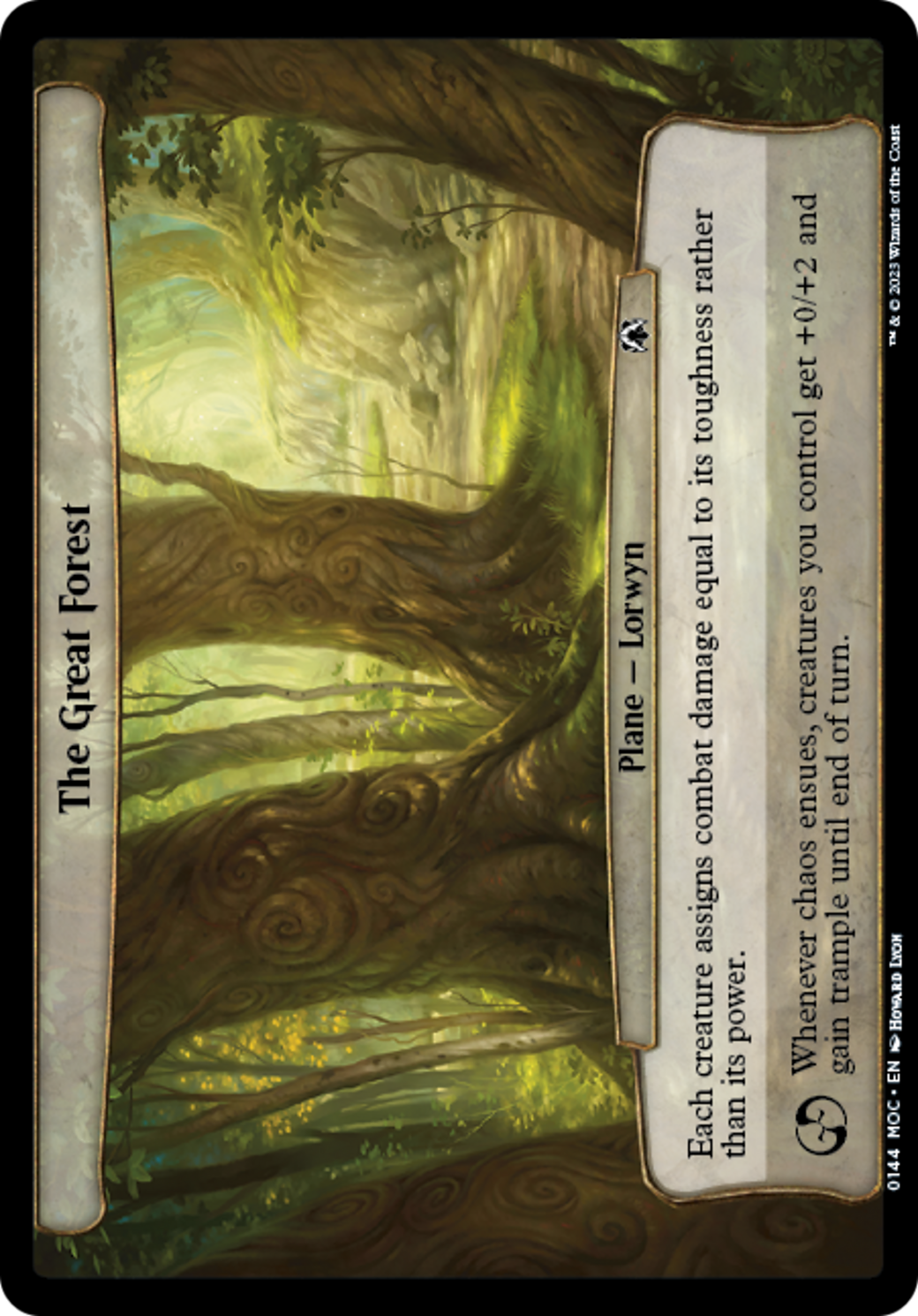 The Great Forest [March of the Machine Commander] | Card Merchant Takapuna