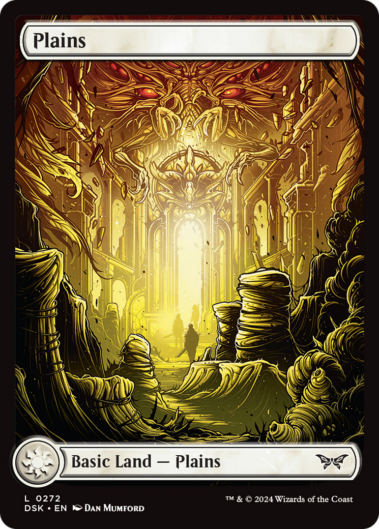 Plains (272) - Full Art [Duskmourn: House of Horror] | Card Merchant Takapuna