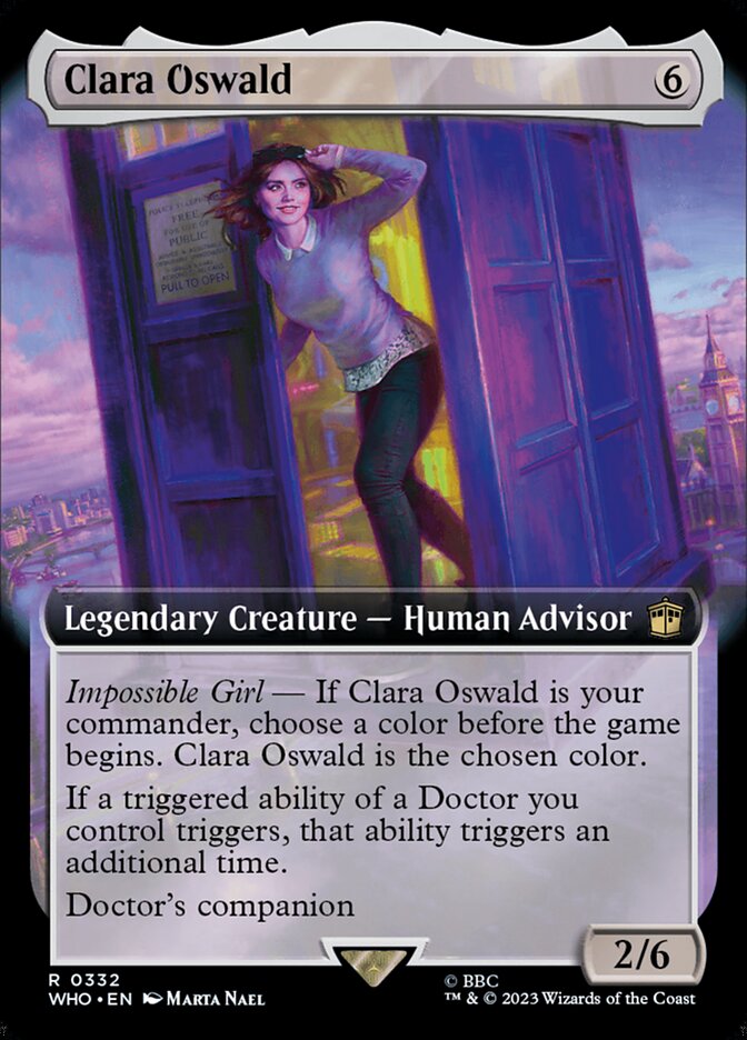 Clara Oswald (Extended Art) [Doctor Who] | Card Merchant Takapuna