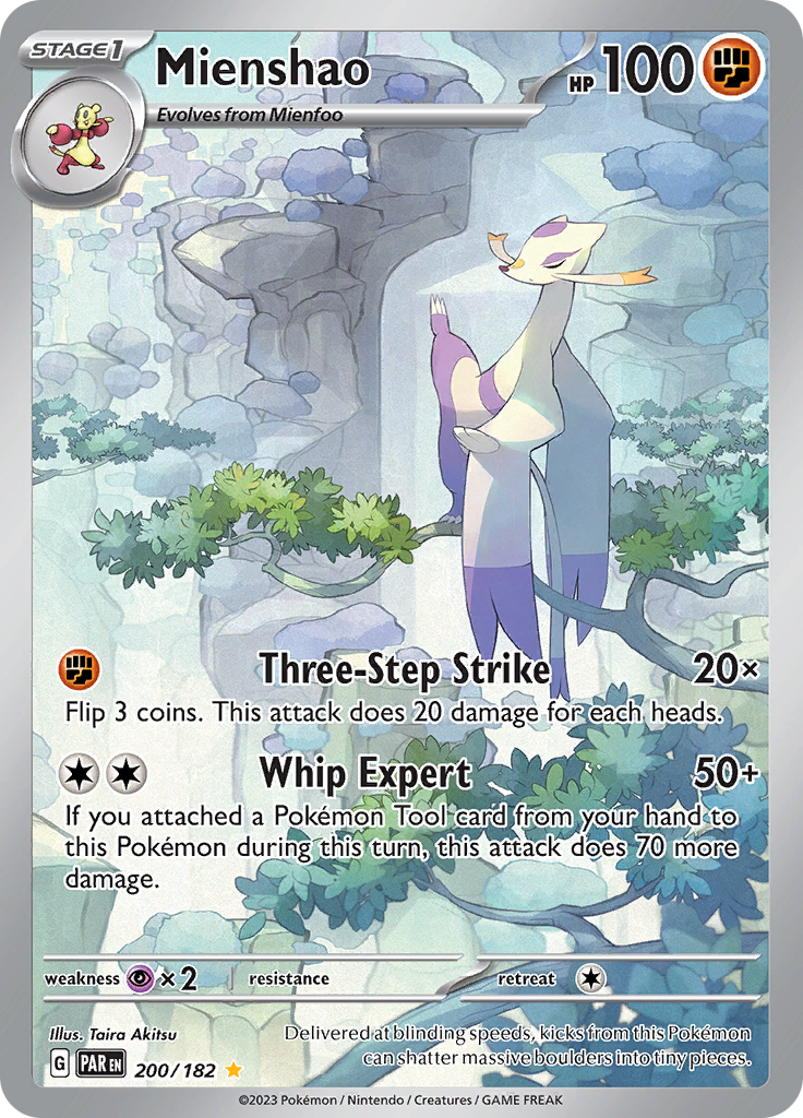 Mienshao (200/182) [Scarlet & Violet: Paradox Rift] | Card Merchant Takapuna