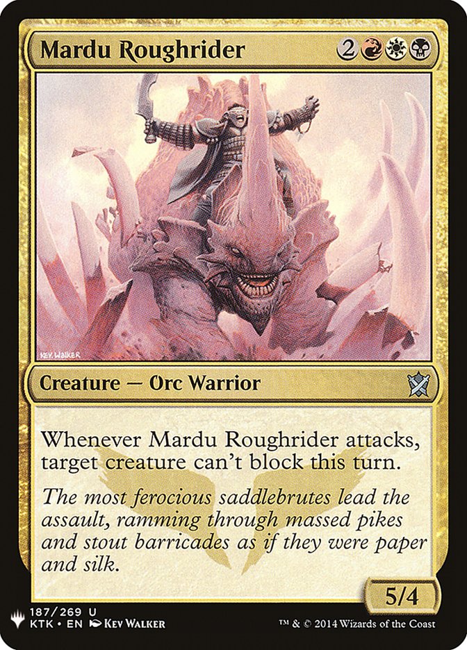 Mardu Roughrider [Mystery Booster] | Card Merchant Takapuna