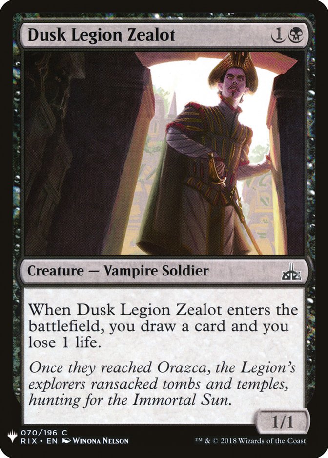 Dusk Legion Zealot [Mystery Booster] | Card Merchant Takapuna