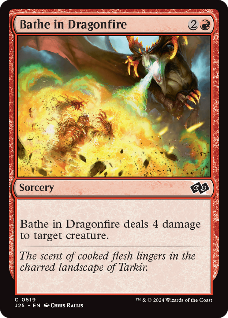 Bathe in Dragonfire [Foundations Jumpstart] | Card Merchant Takapuna