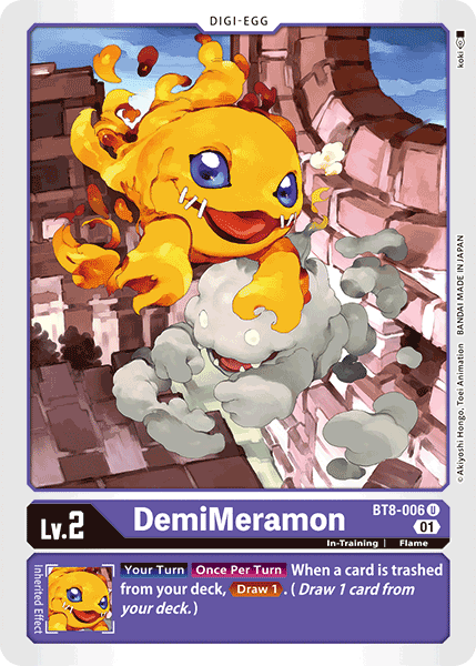 DemiMeramon [BT8-006] [New Awakening] | Card Merchant Takapuna