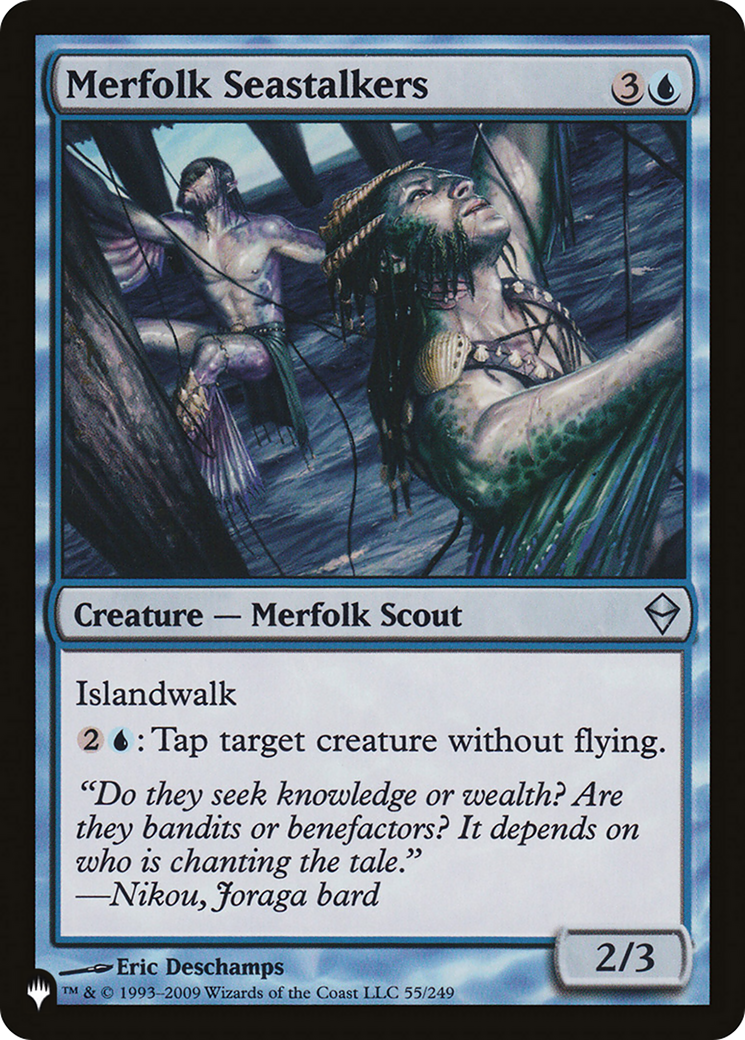 Merfolk Seastalkers [The List Reprints] | Card Merchant Takapuna