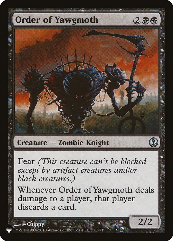 Order of Yawgmoth [The List] | Card Merchant Takapuna