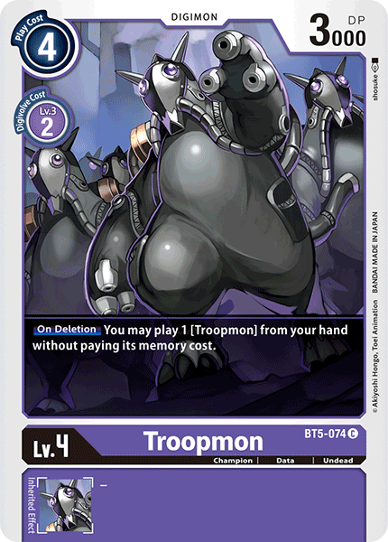 Troopmon [BT5-074] [Battle of Omni] | Card Merchant Takapuna