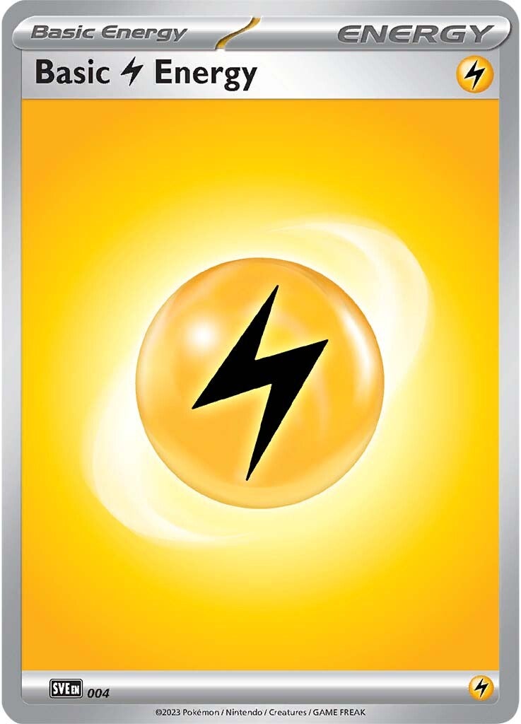 Lightning Energy (004) [Scarlet & Violet: Base Set] | Card Merchant Takapuna