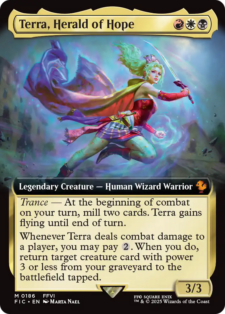 Terra, Herald of Hope (Extended Art) [FINAL FANTASY Commander] | Card Merchant Takapuna