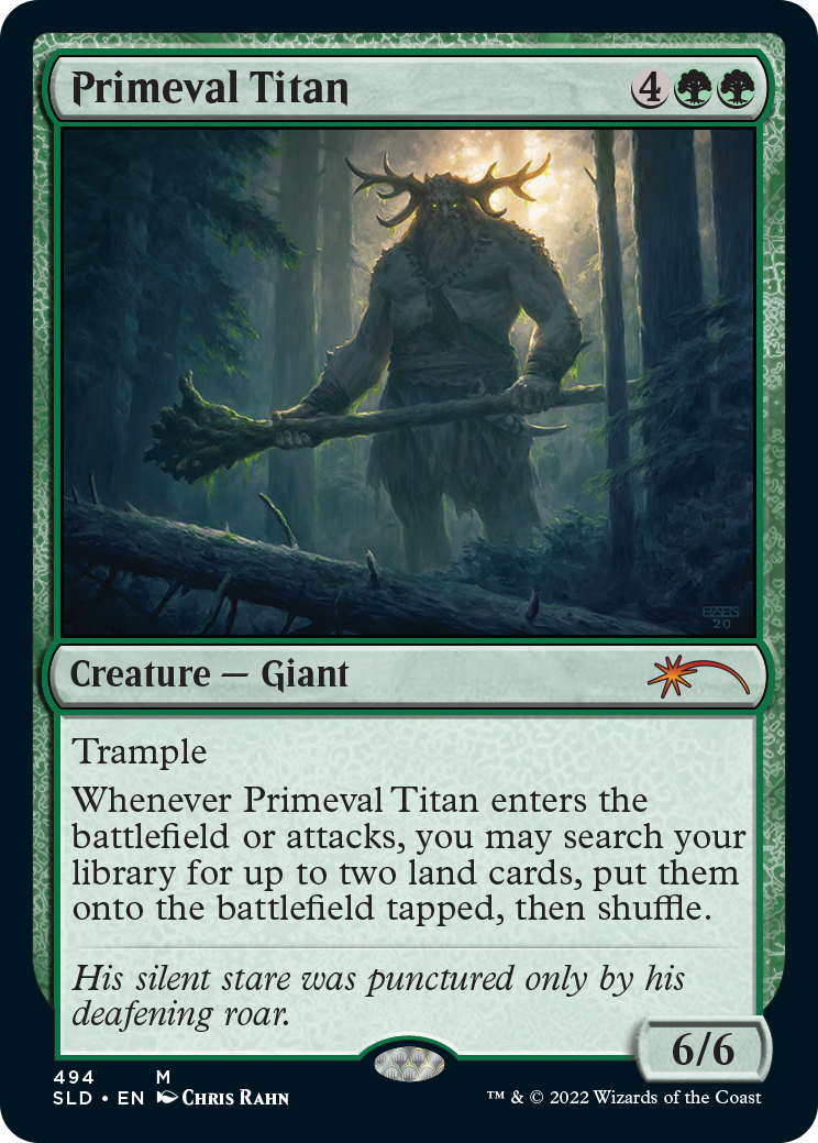 Primeval Titan (494) [Secret Lair Drop Series] | Card Merchant Takapuna