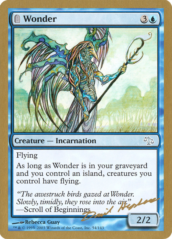 Wonder (Dave Humpherys) [World Championship Decks 2003] | Card Merchant Takapuna