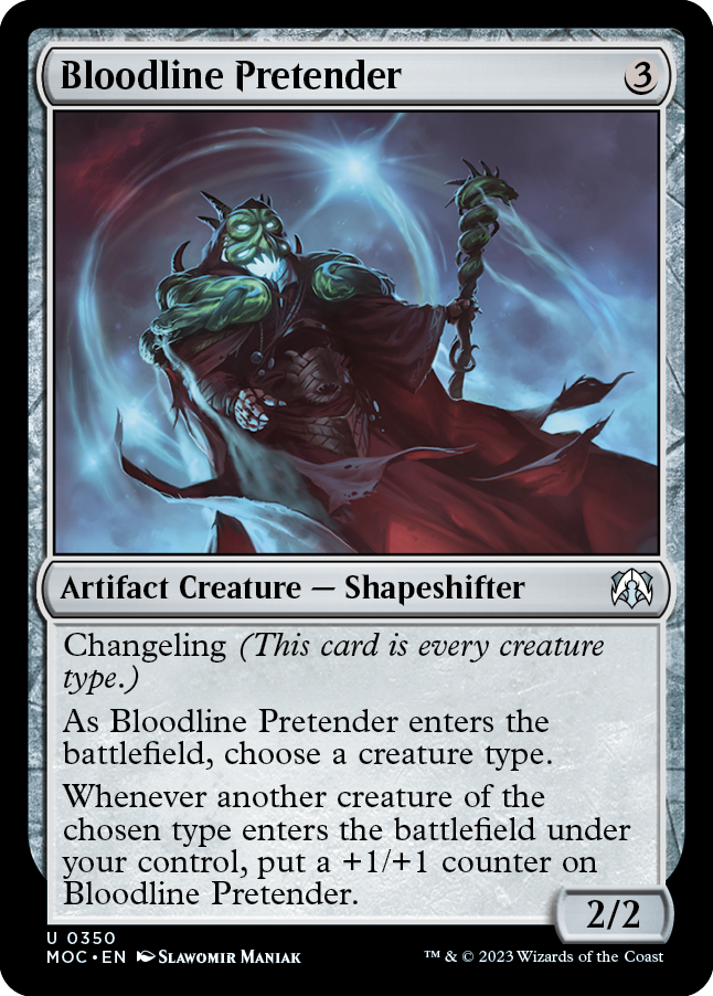 Bloodline Pretender [March of the Machine Commander] | Card Merchant Takapuna