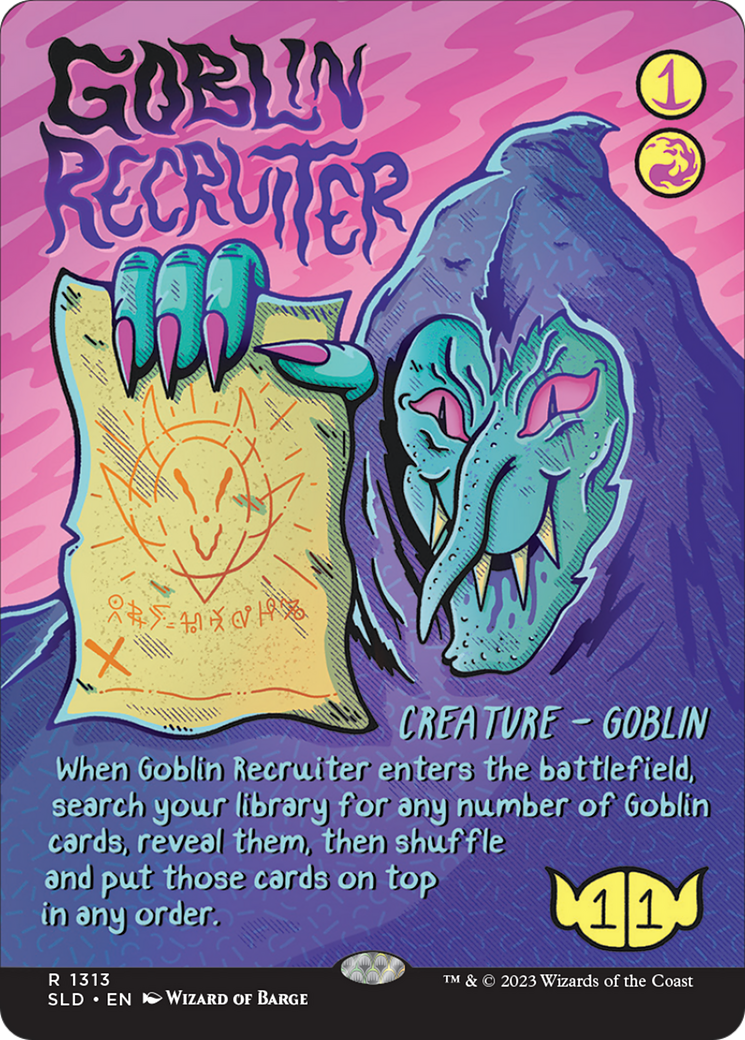 Goblin Recruiter (Rainbow Foil) [Secret Lair Drop Series] | Card Merchant Takapuna