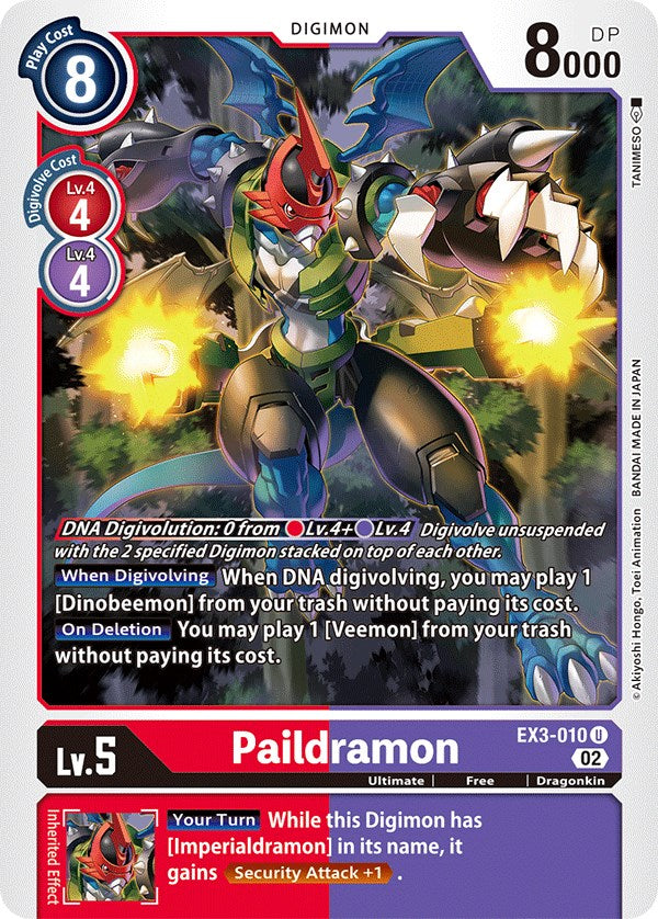 Paildramon [EX3-010] [Draconic Roar] | Card Merchant Takapuna