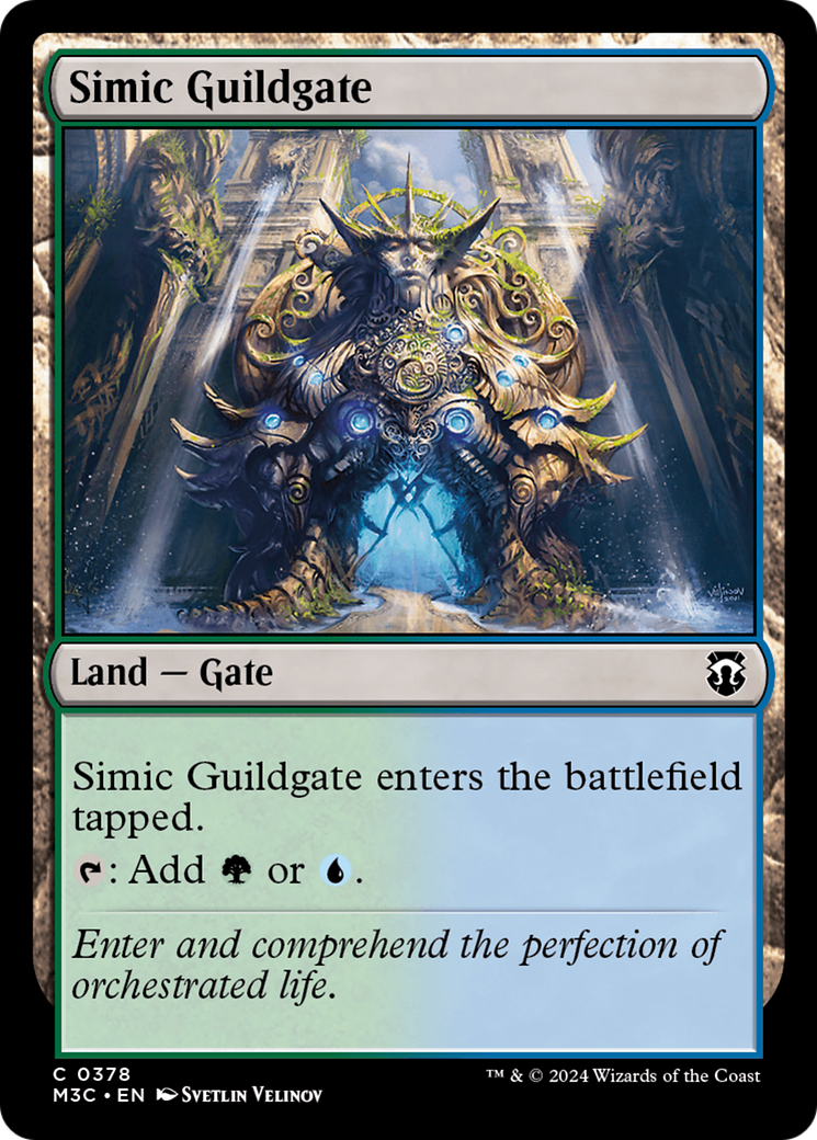 Simic Guildgate (Ripple Foil) [Modern Horizons 3 Commander] | Card Merchant Takapuna