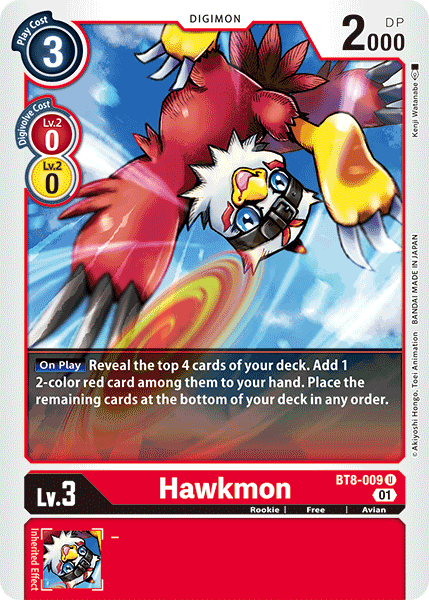 Hawkmon [BT8-009] [New Awakening] | Card Merchant Takapuna