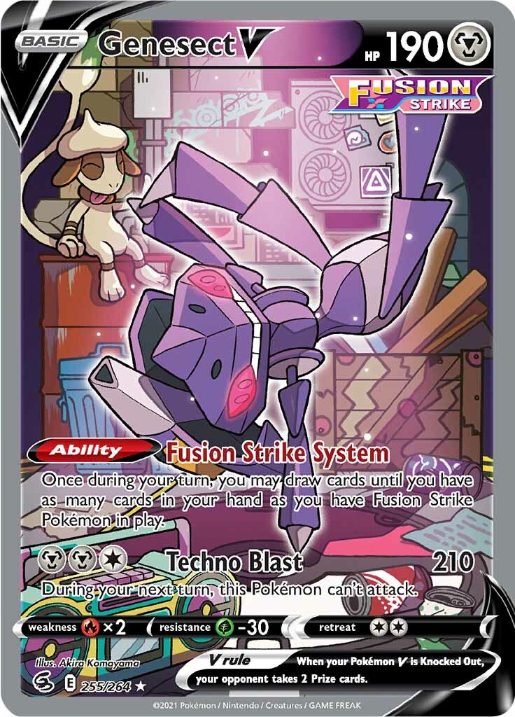 Genesect V (255/264) [Sword & Shield: Fusion Strike] | Card Merchant Takapuna