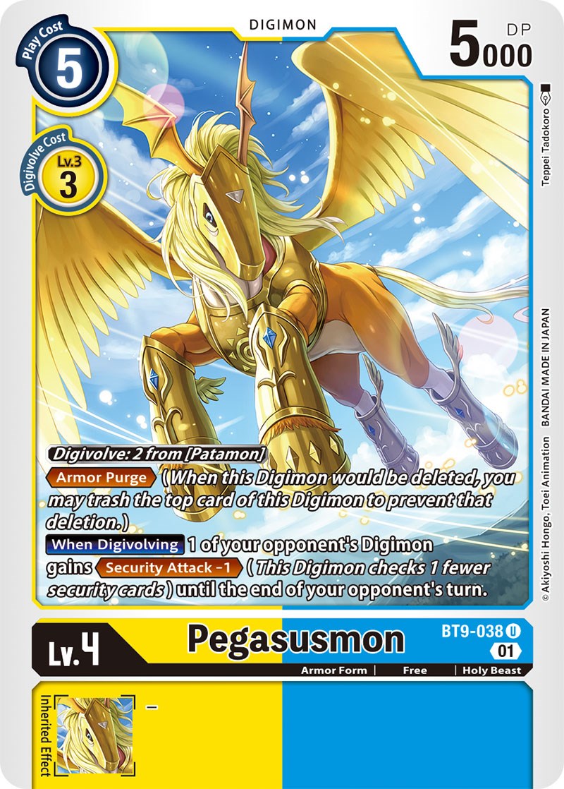 Pegasusmon [BT9-038] [X Record] | Card Merchant Takapuna