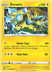 Zeraora (056/195) [Sword & Shield: Silver Tempest] | Card Merchant Takapuna