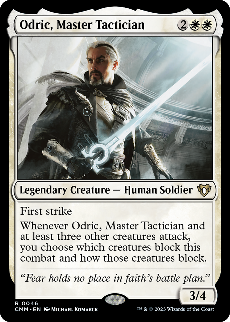 Odric, Master Tactician [Commander Masters] | Card Merchant Takapuna