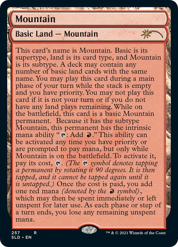 Mountain (257) [Secret Lair Drop Series] | Card Merchant Takapuna