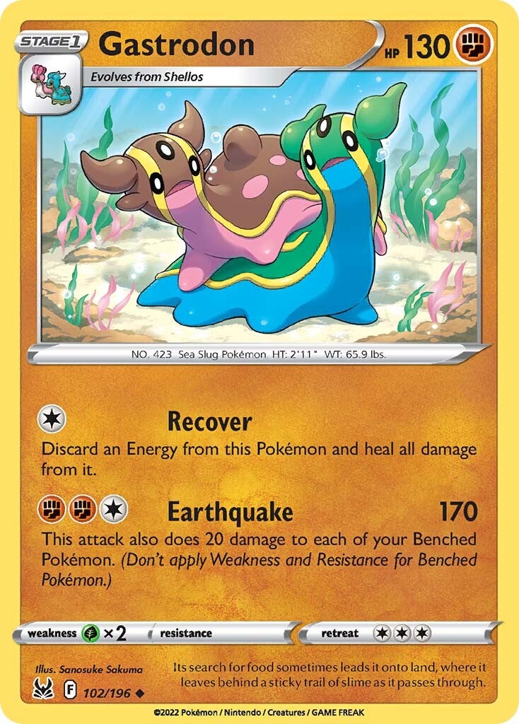 Gastrodon (102/196) [Sword & Shield: Lost Origin] | Card Merchant Takapuna