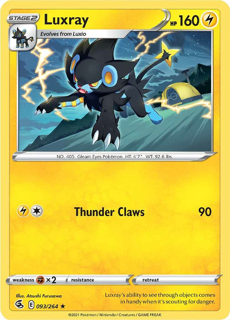 Luxray (093/264) [Sword & Shield: Fusion Strike] | Card Merchant Takapuna