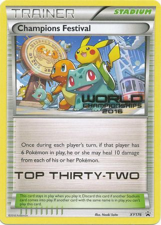 Champions Festival 2016 Top Thirty Two (XY176) [XY: Black Star Promos] | Card Merchant Takapuna