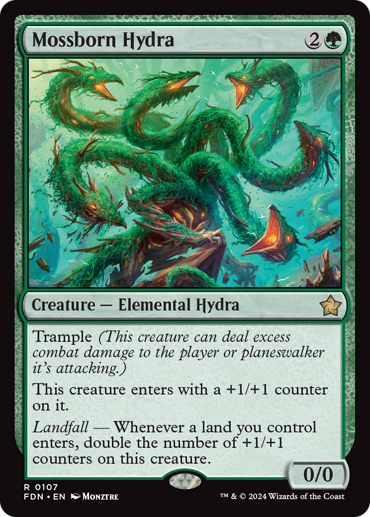 Mossborn Hydra [Foundations] | Card Merchant Takapuna