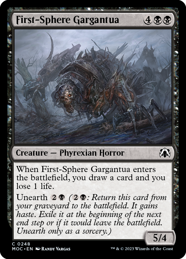 First-Sphere Gargantua [March of the Machine Commander] | Card Merchant Takapuna