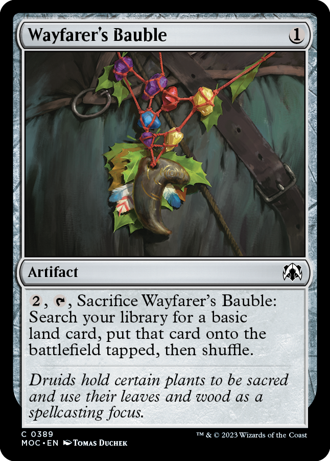 Wayfarer's Bauble [March of the Machine Commander] | Card Merchant Takapuna