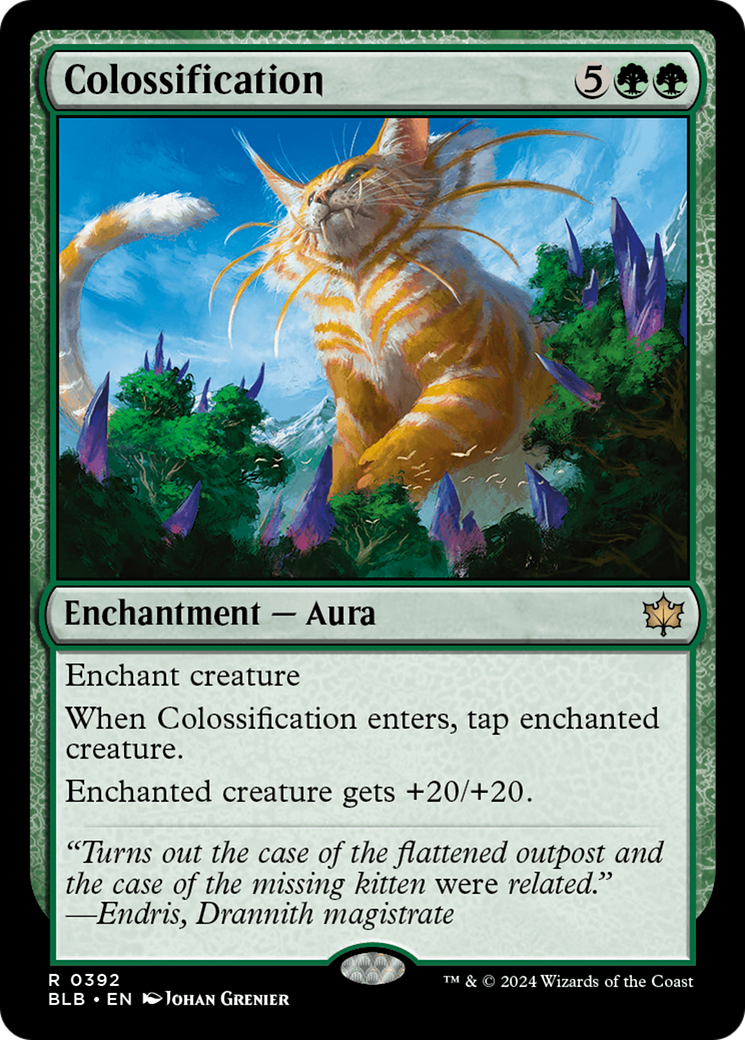 Colossification [Bloomburrow] | Card Merchant Takapuna