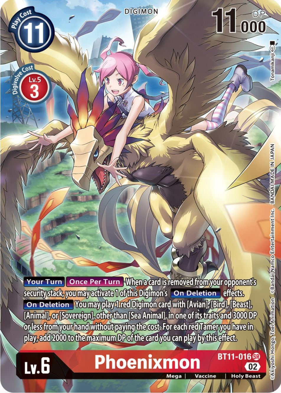 Phoenixmon [BT11-016] (Alternate Art) [Dimensional Phase] | Card Merchant Takapuna