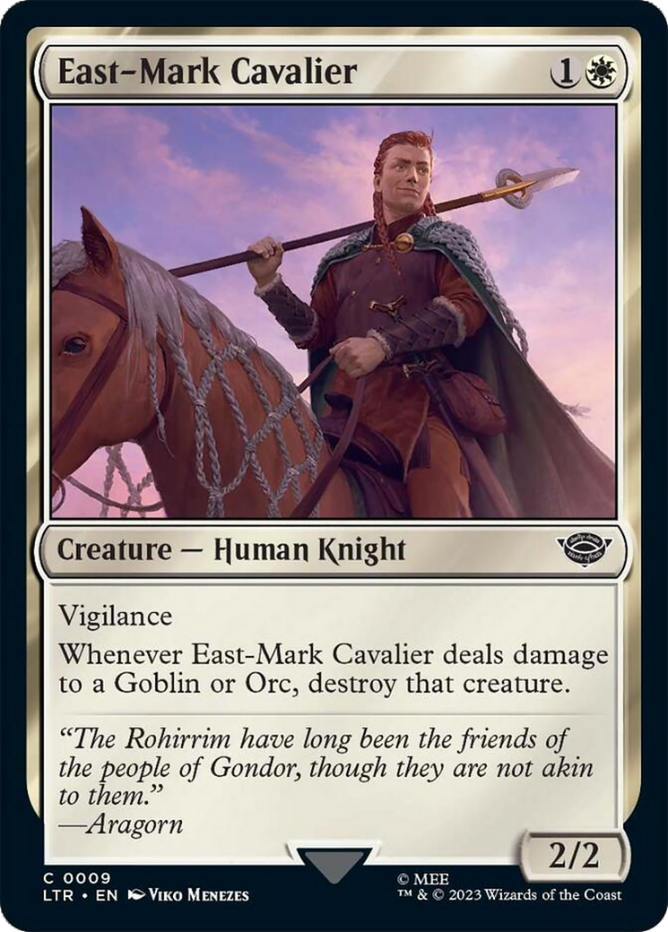 East-Mark Cavalier [The Lord of the Rings: Tales of Middle-Earth] | Card Merchant Takapuna