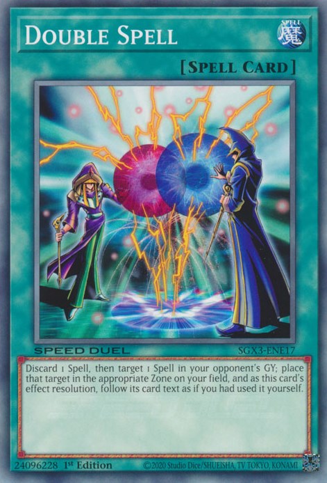 Double Spell [SGX3-ENE17] Common | Card Merchant Takapuna