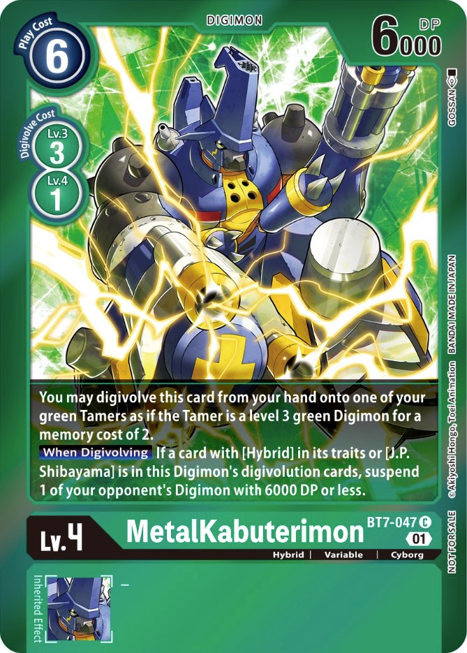 MetalKabuterimon [BT7-047] (Event Pack 3) [Next Adventure Promos] | Card Merchant Takapuna