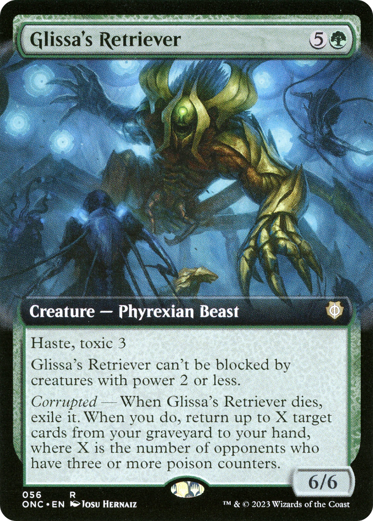 Glissa's Retriever (Extended Art) [Phyrexia: All Will Be One Commander] | Card Merchant Takapuna