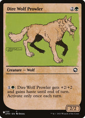 Dire Wolf Prowler (Showcase) [The List] | Card Merchant Takapuna