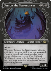 Sauron, the Necromancer (Showcase) (Surge Foil) [The Lord of the Rings: Tales of Middle-Earth] | Card Merchant Takapuna