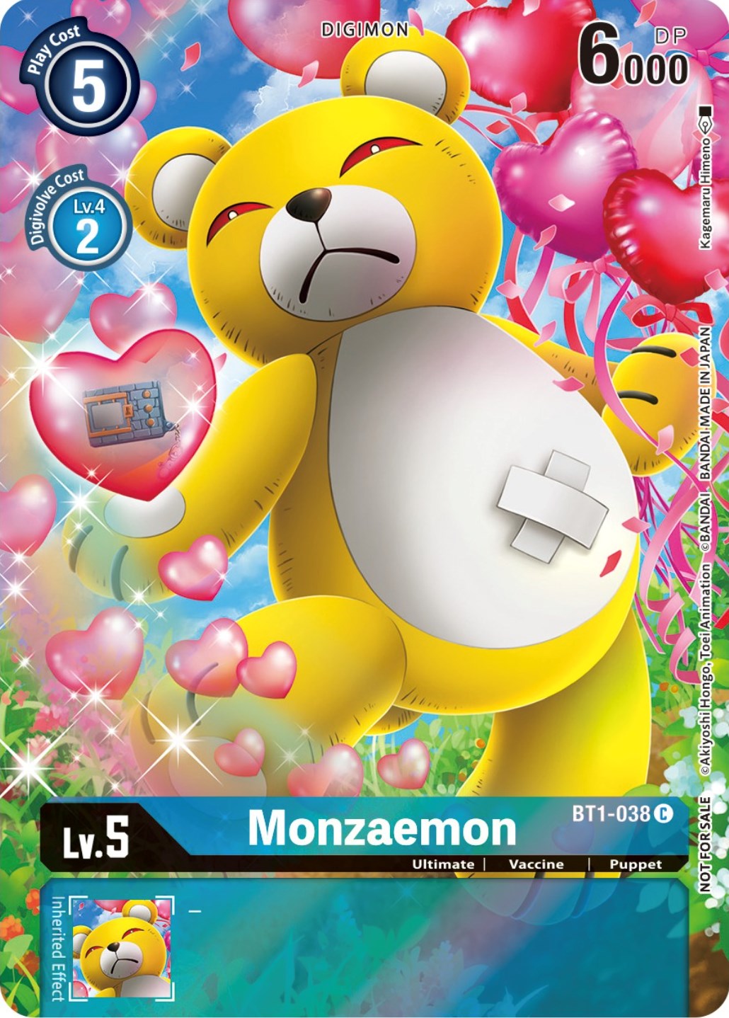 Monzaemon [BT1-038] (25th Special Memorial Pack) [Release Special Booster Promos] | Card Merchant Takapuna