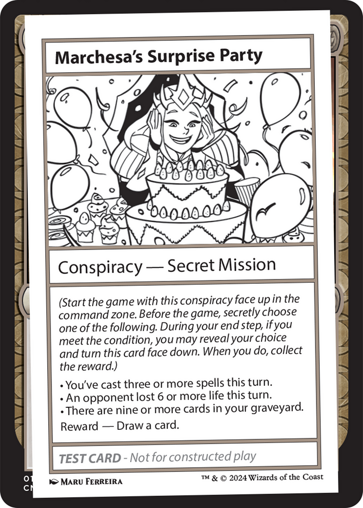 Marchesa's Surprise Party [Mystery Booster 2 Playtest Cards] | Card Merchant Takapuna