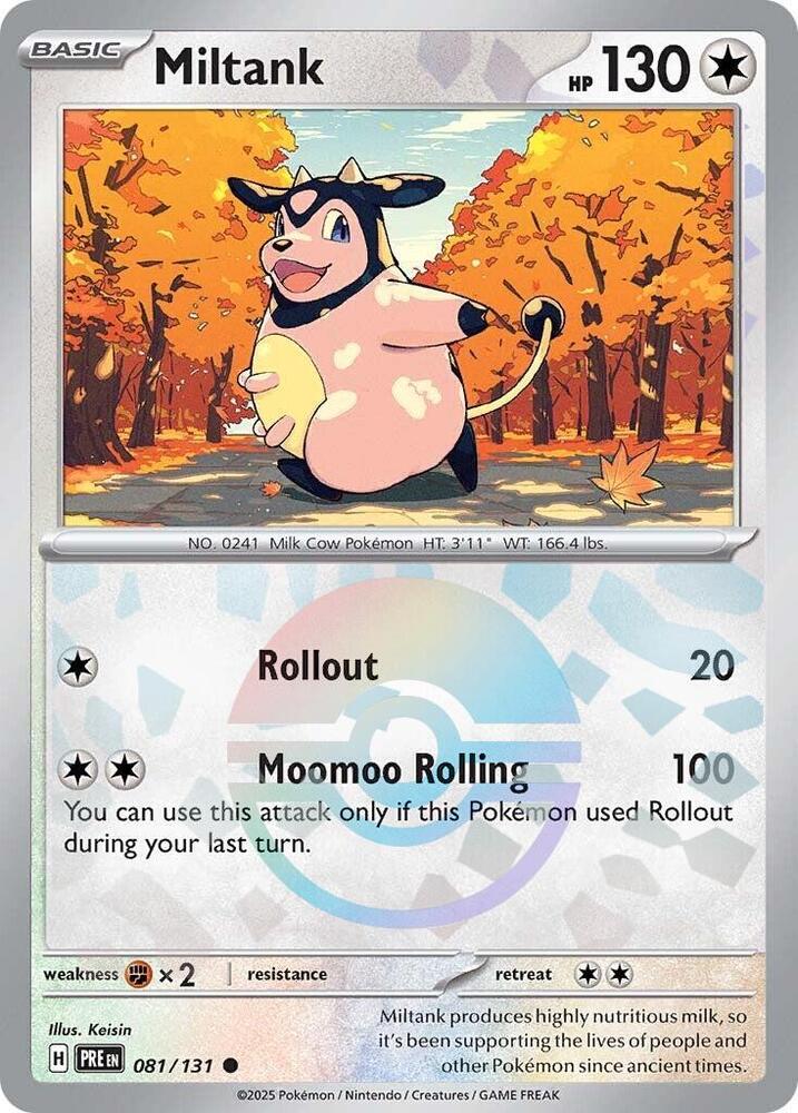 Miltank (081/131) (Poke Ball Pattern) [Scarlet & Violet: Prismatic Evolutions] | Card Merchant Takapuna