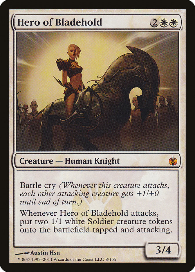 Hero of Bladehold (Oversized) [Oversize Cards] | Card Merchant Takapuna