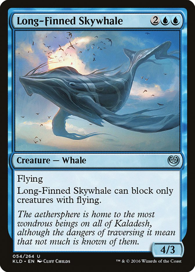 Long-Finned Skywhale [Kaladesh] | Card Merchant Takapuna